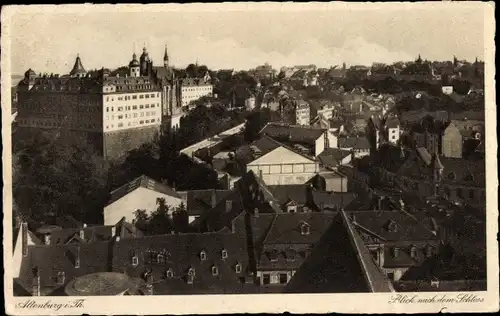 Ak Altenburg in Thüringen, Totalansicht, Schloss