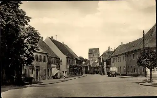 Ak Belgern an der Elbe Sachsen, Ernst-Thälmann-Straße