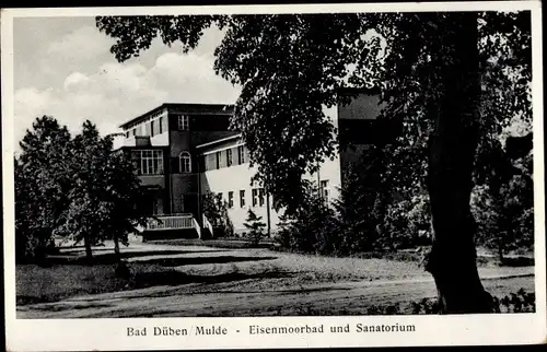 Ak Bad Düben an der Mulde Sachsen, Eisenmoorbad, Sanatorium