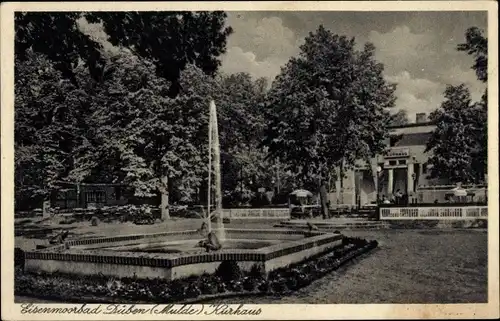 Ak Bad Düben an der Mulde Sachsen, Eisenmoorbad, Städtisches Kurhaus