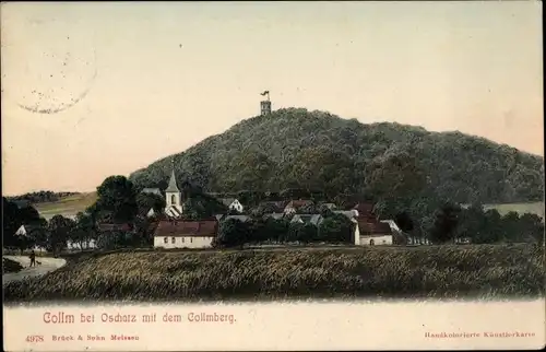 Ak Collm Wermsdorf Sachsen, Ortsansicht, Collmberg