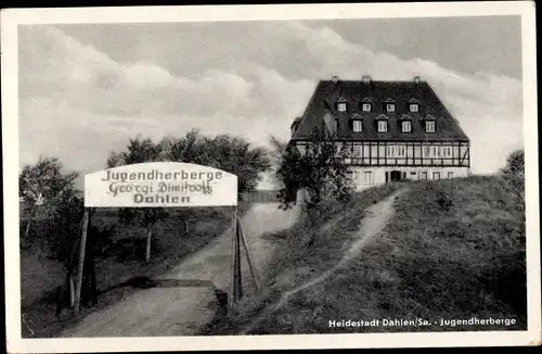 Ak Dahlen in Sachsen, Jugendherberge Georgi Dimitroff