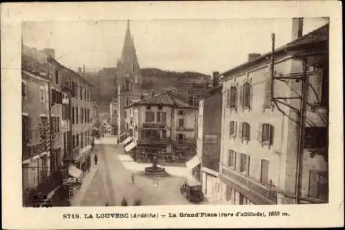 Ak La Louvesc Ardèche, Grand'Place