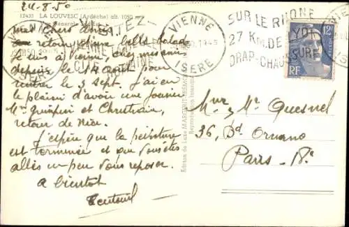 Ak La Louvesc Ardèche, Panorama