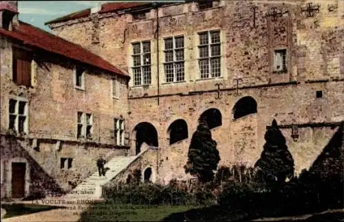 Ak La Voulte sur Rhone Ardeche, Gebäude, Treppe