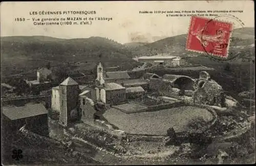 Ak Mazan Ardèche, Zisterzienserabtei