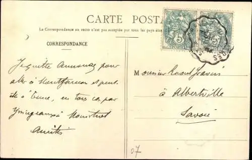 Ak Annonay Ardeche, Place du Champ-de-Mars