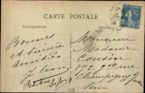 Ak Annonay Ardeche, Route du Puy