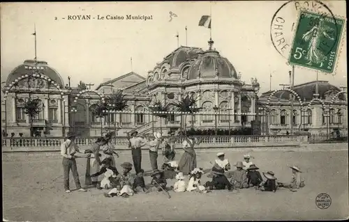 Ak Royan Charente Maritime, Das städtische Casino