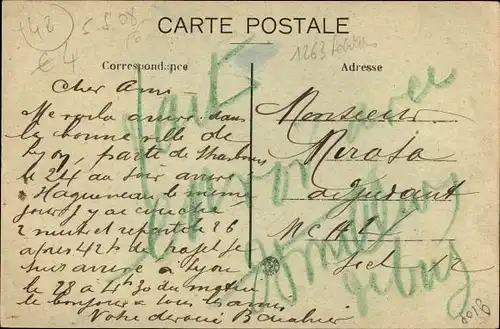 Ak Sailing unter Couzan Loire, Gesamtansicht