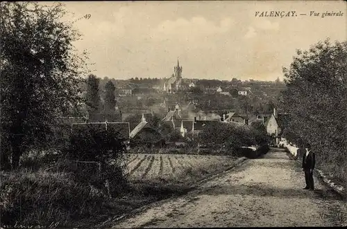 Ak Valençay Indre, Allgemeine Ansicht