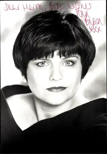 Foto Schauspielerin Ann Bryson, Portrait, Autogramm