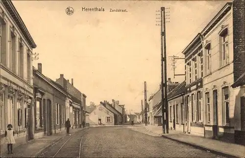 Ak Herentals Flandern Antwerpen Belgien, Zandstraat