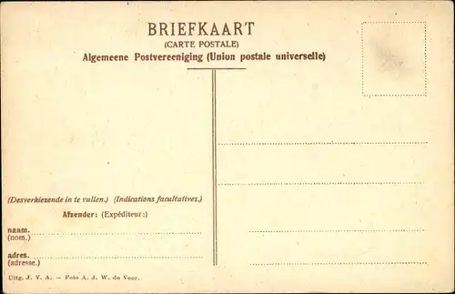 Ak Amsterdam Nordholland, Feuerwehr, Löschwagen, Kohlensäurespritze