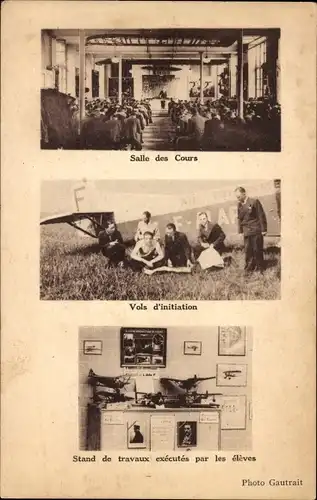 Ak Academie Aeronautique de France, Salle des Cours, Vois d'initiation