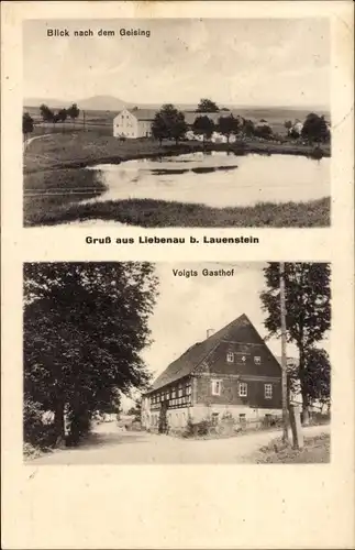 Ak Liebenau Geising Altenberg Erzgebirge, Geising, Voigts Gasthof