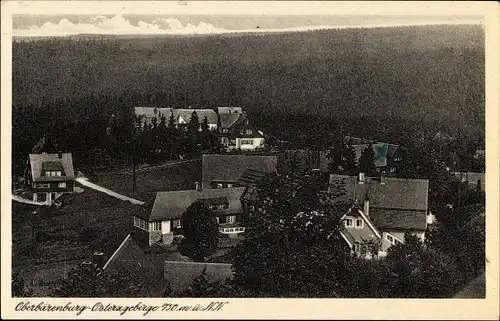 Ak Oberbärenburg Bärenburg Altenberg im Erzgebirge, Ortsansicht