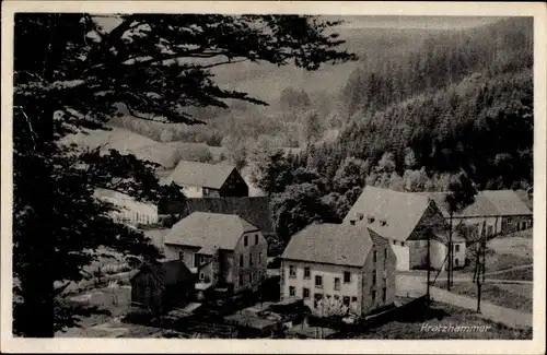 Ak Kratzhammer Altenberg im Erzgebirge, Gasthof Kratzhammer