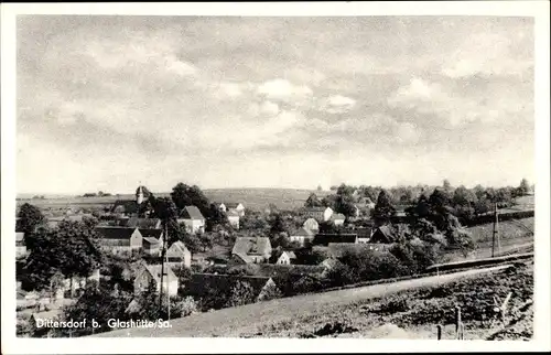 Ak Dittersdorf Glashütte im Erzgebirge, Panorama