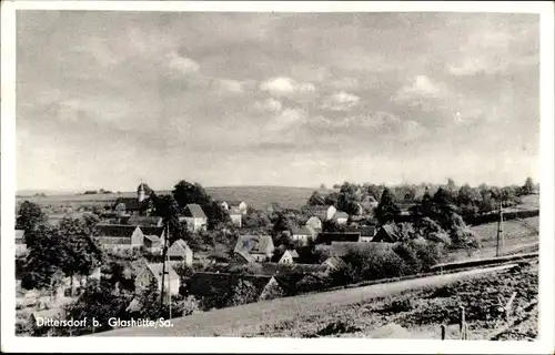 Ak Dittersdorf Glashütte im Erzgebirge, Panorama