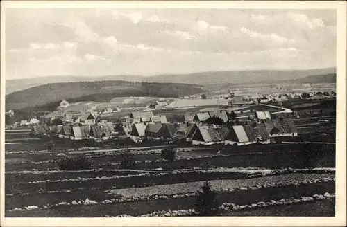 Ak Zinnwald Georgenfeld Altenberg im Erzgebirge, Ortsansicht, Lugsteinhof