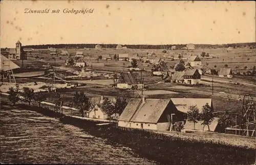 Ak Zinnwald Georgenfeld Altenberg im Erzgebirge, Panorama