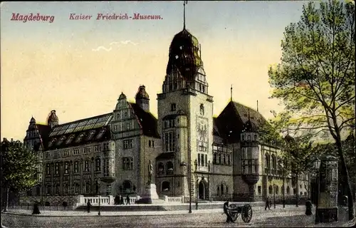 Ak Magdeburg an der Elbe, Kaiser Friedrich-Museum