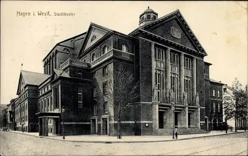 Ak Hagen in Westfalen, Stadttheater