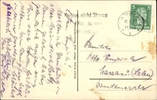 Ak Hamburg Eimsbüttel Stellingen, Carl Hagenbecks Tierpark, Haupteingang