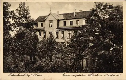 Ak Blankenburg am Harz, Genesungsheim Silberhorn