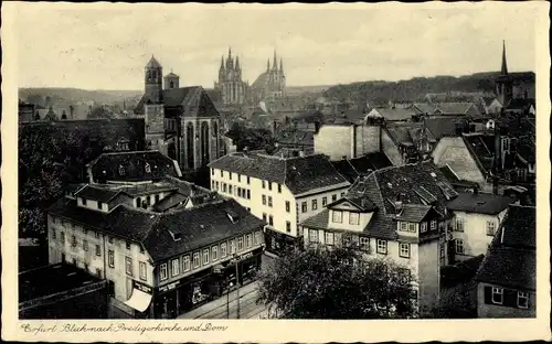 Ak Erfurt in Thüringen, Predigerkirche, Dom