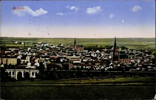 Ak Apolda Thüringen, Panorama, Zieher 3073