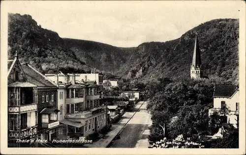 Ak Thale im Harz, Hubertusstraße