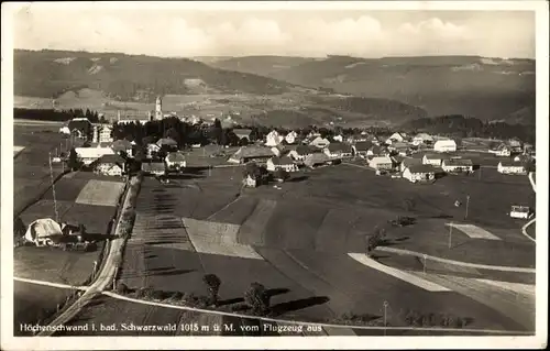 Ak Höchenschwand im Schwarzwald, Luftbild