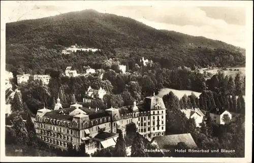 Ak Blauen Badenweiler im Schwarzwald, Hotel Römerbad