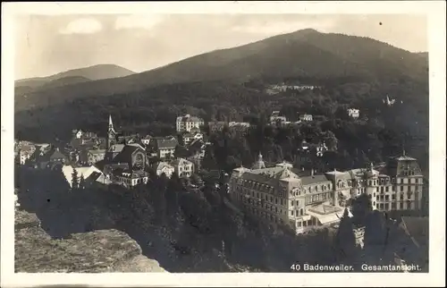 Ak Badenweiler im Schwarzwald, Gesamtansicht