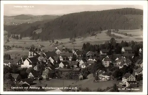 Ak Lenzkirch im Schwarzwald, Feldberg, Panorama