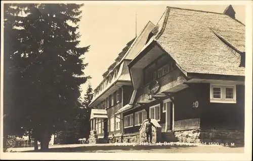 Ak Feldberg im Schwarzwald, Hotel, Kurhaus Hebelhof