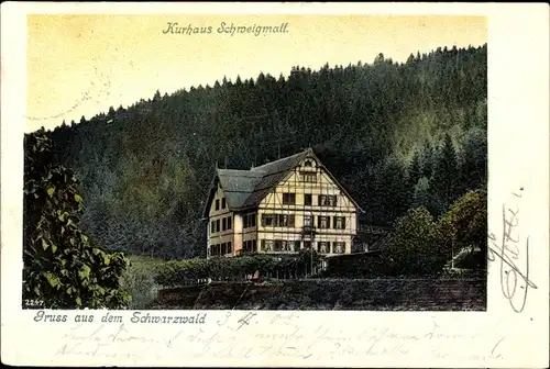 Ak Schweigmatt Raitbach Schopfheim in Baden, Kurhaus