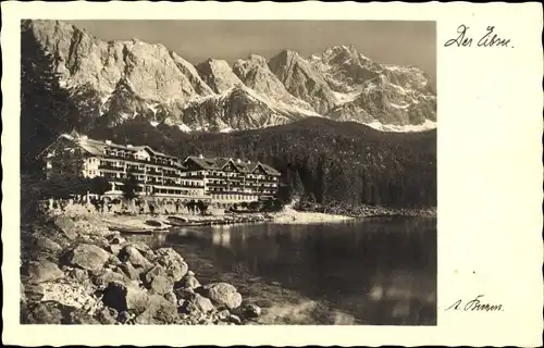 Ak Grainau in Oberbayern, Eibsee