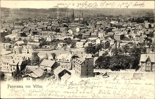 Ak Witten an der Ruhr, Panorama