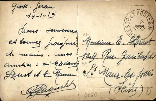 Ak Groß Gerau in Hessen, Totalansicht, Rathaus