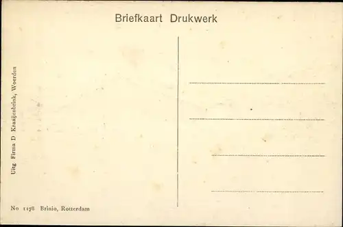 Ak Woerden Utrecht Niederlande, Kazerne Wagenloodsen