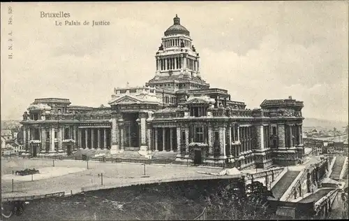 Ak Bruxelles Brüssel, Justizpalast