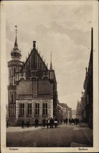 Ak Kampen Overijssel Niederlande, Rathaus