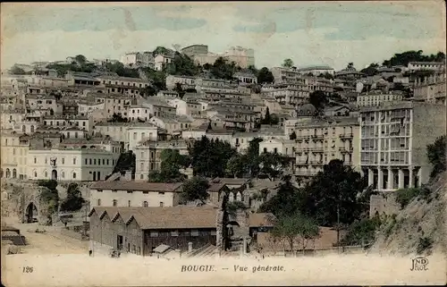 Ak Bougie Algerien, Gesamtansicht