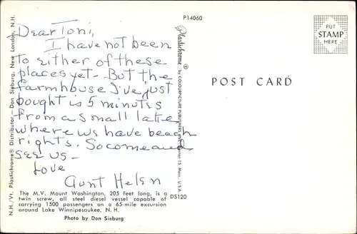 Ak Schiff M.V. Mount Washington