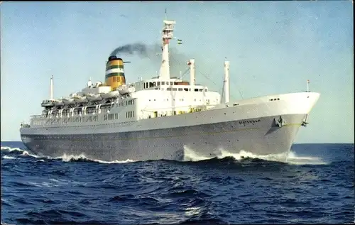 Ak Dampfer SS Statendam bei voller Fahrt, Holland America Line, HAL