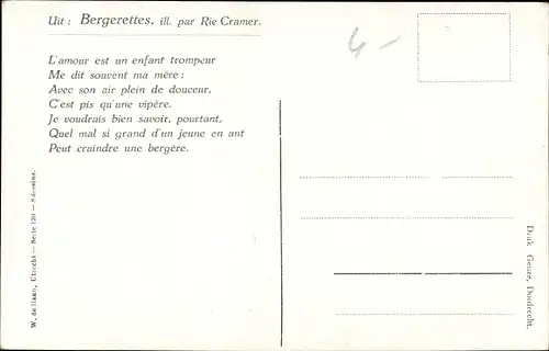 Künstler Ak Cramer, R., Liebespaar, Eifersüchtige Frau