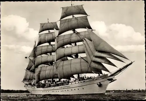 Ak Segelschulschiff Gorch Fock